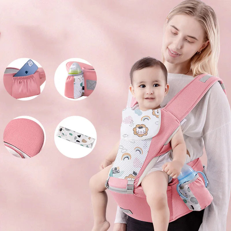 Ergonômico canguru bebê portador com frente enfrentando, envoltório Sling, mochila de viagem, infantil Hipseat, recém-nascido