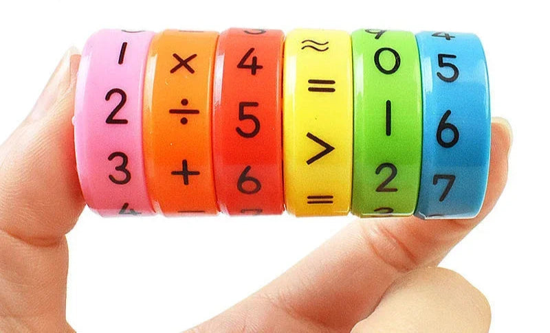 Matemática Magnética Aprendizagem Digital Brinquedos Educativos, Inteligência Mágica, Matemática Aritmética, Puzzle Cube para Crianças, Presente