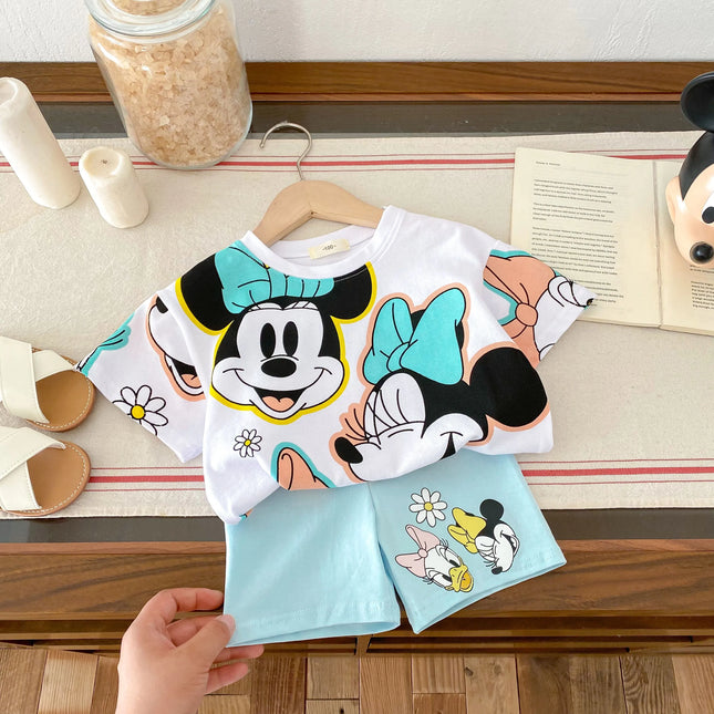 Conjunto Baby Girl Disney Camiseta + Shorts