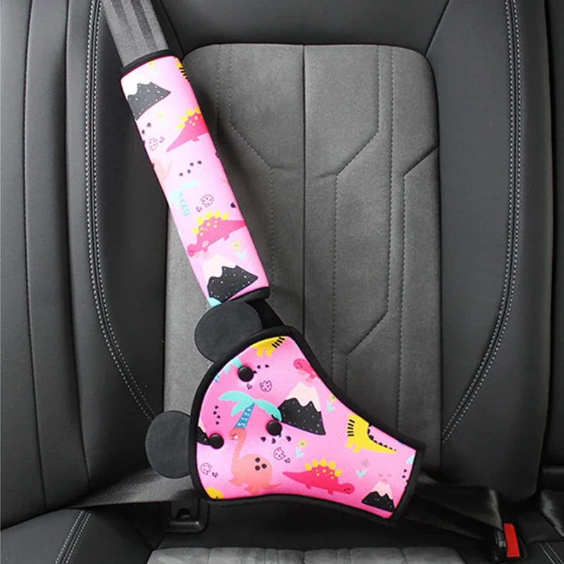 Car Seat Belt Cover Pads para Crianças, Kit Interior, Anti Neck Limiter, Protetor de Cinto de Segurança Infantil, Confortável