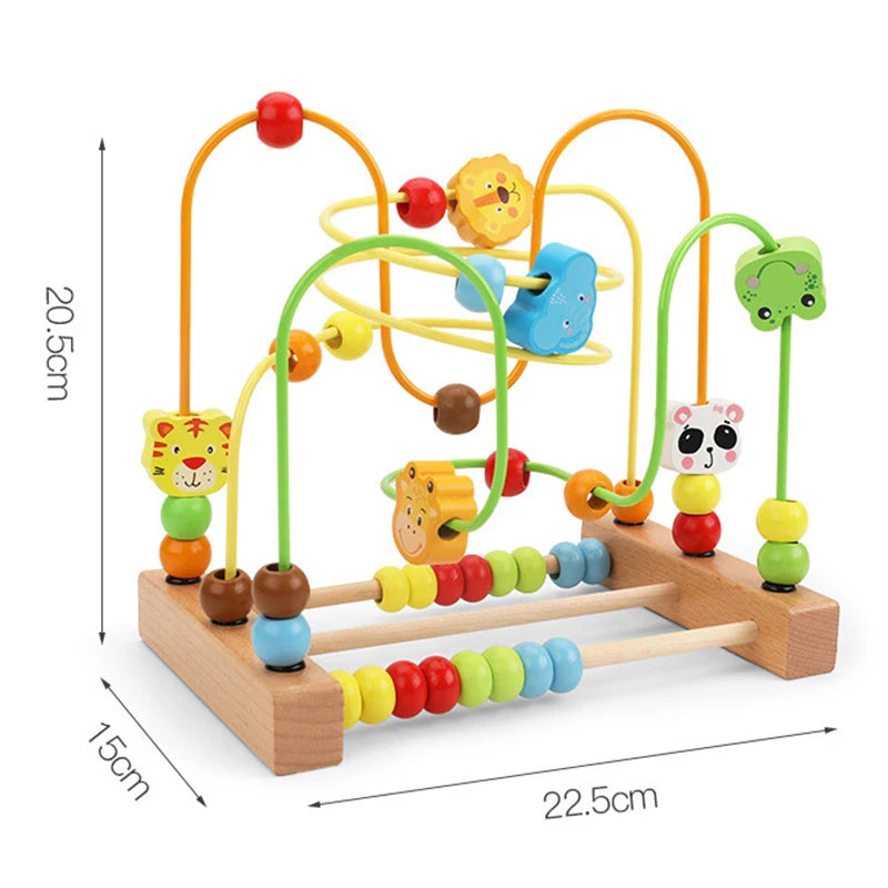 6in1 Madeira Atividade Cube Montessori Brinquedos para 12M Bebê Cenouras Colheita Game & Bead Maze Preschool Aprendizagem Educação Shape Sorter