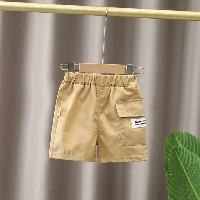Crianças roupas mãe crianças conjuntos de crianças meninos camiseta shorts verão algodão manga curta moda suit2pcs