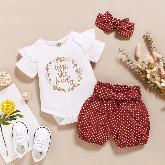 Kit 3 Peças Baby Dots