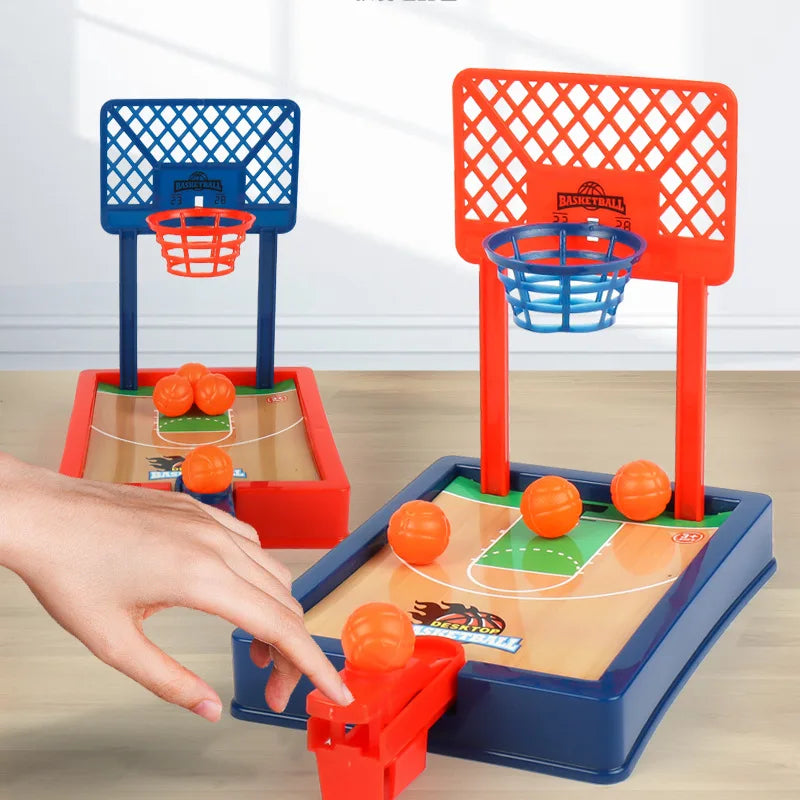 Mini mesa de trabalho jogo tabuleiro basquete hoop dedo máquina tiro festa tabela interativo esporte 2 jogadores jogos bola brinquedos para crianças