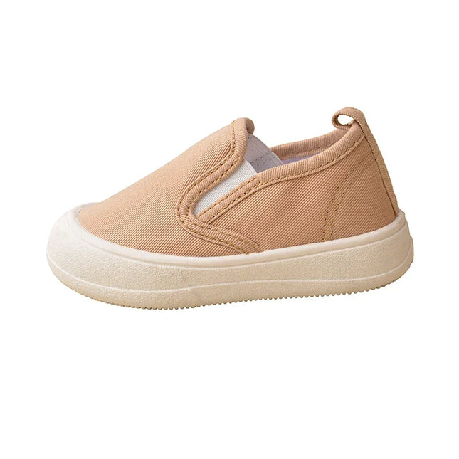Tênis de lona plana para crianças, sapatos confortáveis ao ar livre, antiderrapante, respirável, macio, para caminhar, boa qualidade, ek9s61