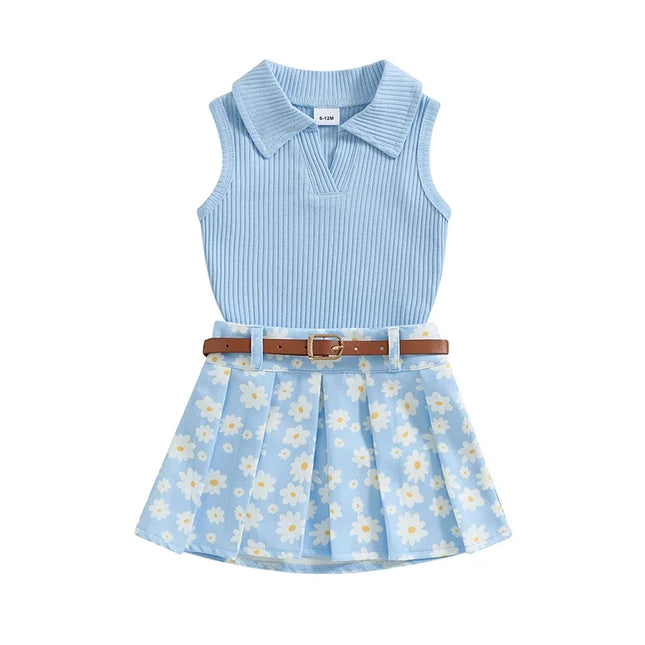 Conjunto Infantil Regata + Saia Margarida