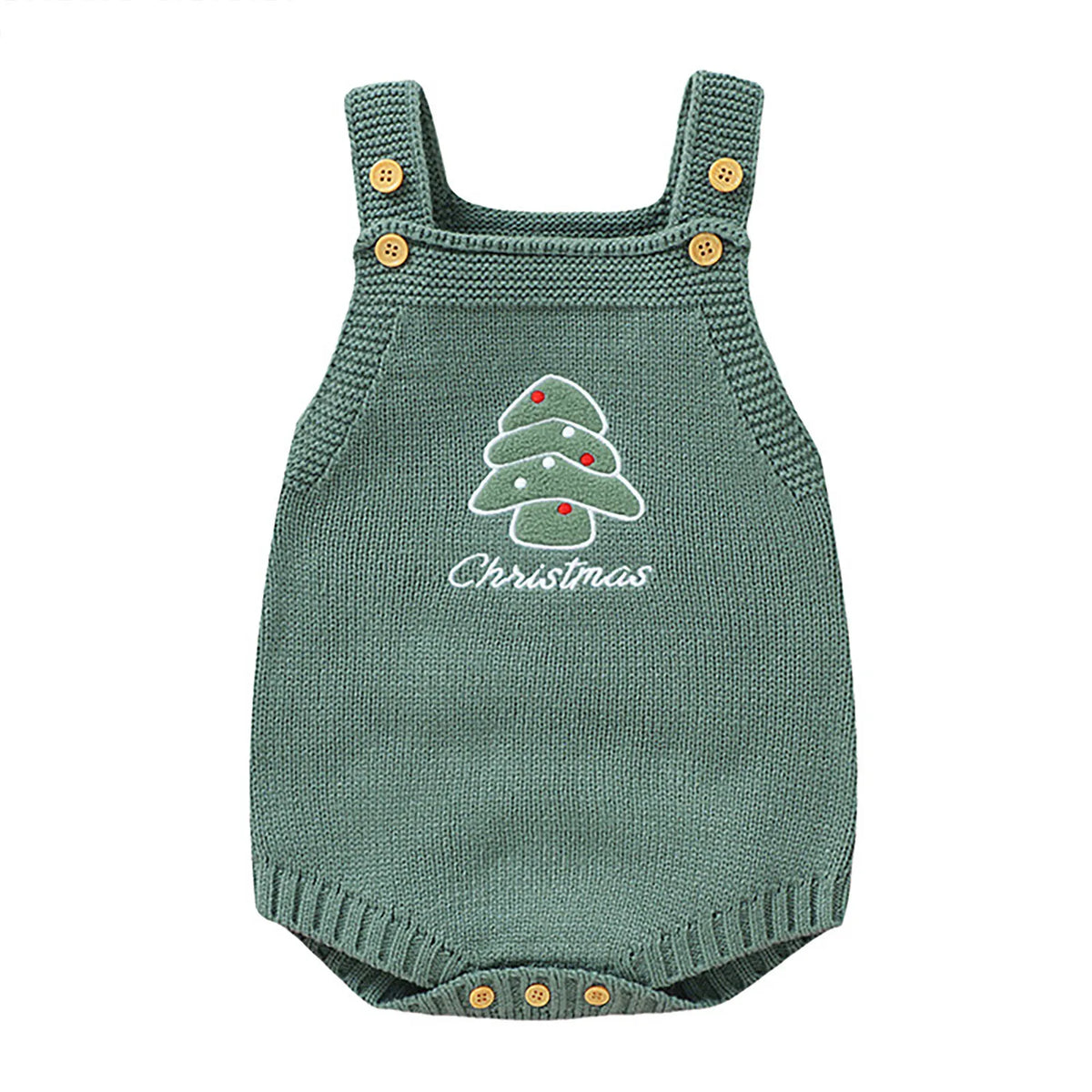 Algodão sem mangas malha Romper para o bebê recém-nascido, Christmas Tree Sweater, menino e menina Bundle Clothes, bebê infantil