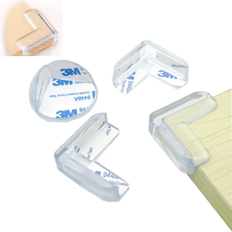 10PCS Transparente Anti Collision Angle Pad PVC Segurança Infantil Corner Guard Baby Collision Proof Protector Table Corner