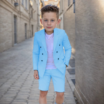 Terno Infantil Slim Fit - Elegância para Festas de Verão