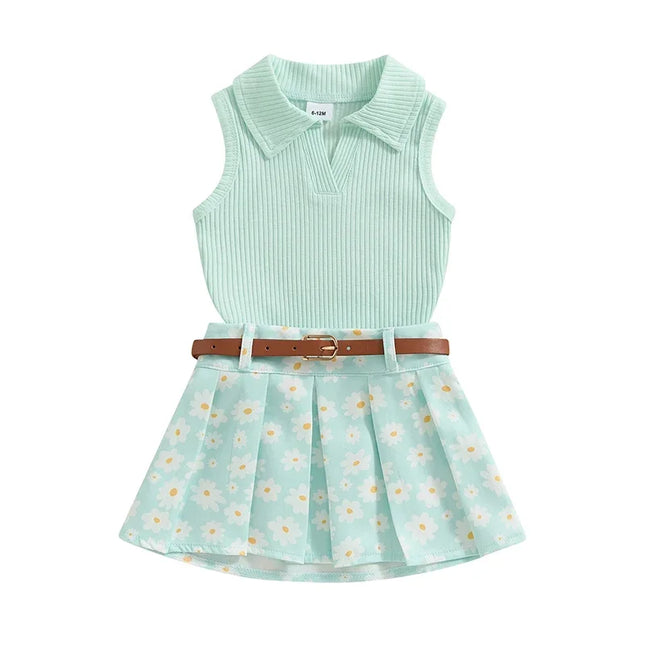 Conjunto Infantil Regata + Saia Margarida