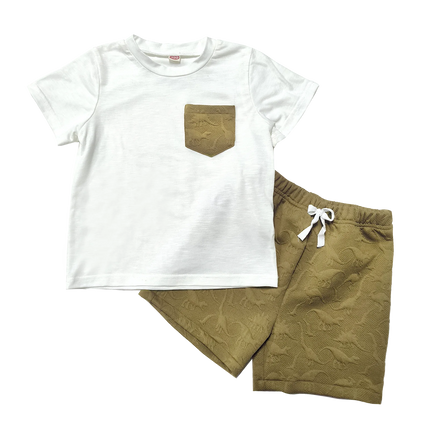 Dino Set – Conjunto Infantil Camiseta + Shorts