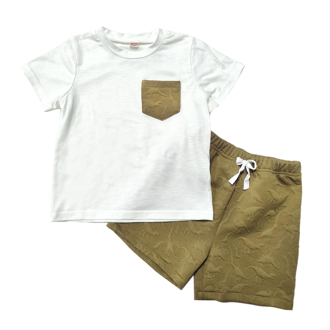 Dino Set – Conjunto Infantil Camiseta + Shorts