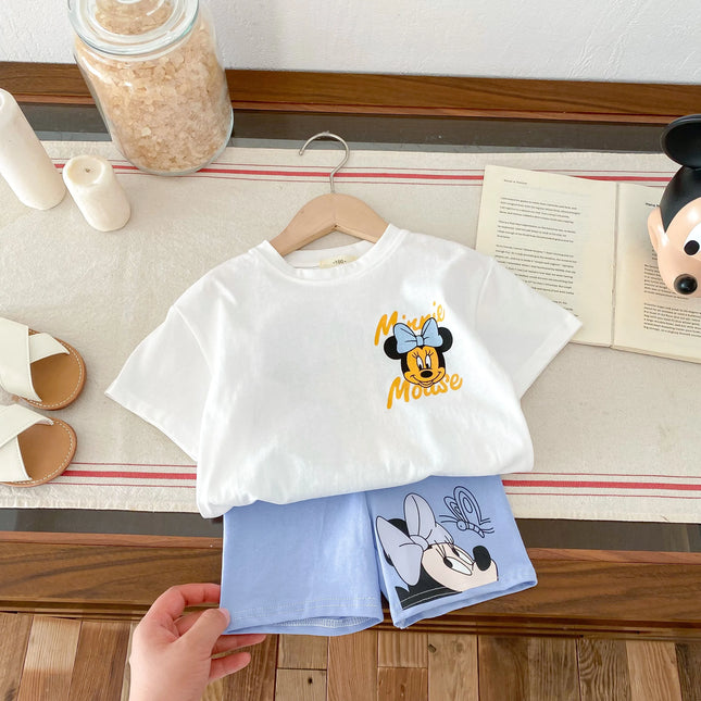 Conjunto Baby Girl Disney Camiseta + Shorts