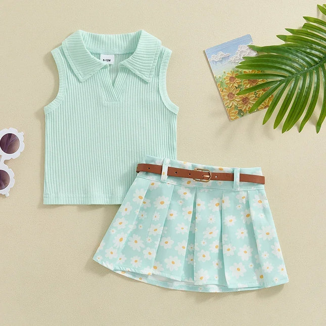 Conjunto Infantil Regata + Saia Margarida