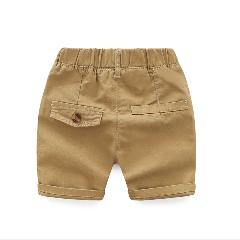 Crianças Britches Slik Algodão Verão Calças Do Bebê Moda Esportes Mid-Short Calças 1 2 3 4 5 6 Anos Crianças Capris Roupas Strides