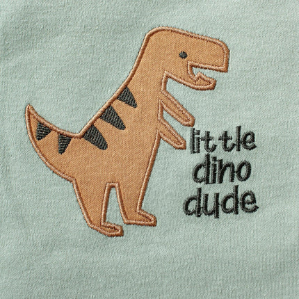 Conjunto de 3 Body Bebê Verão - Dinossauro e Listras