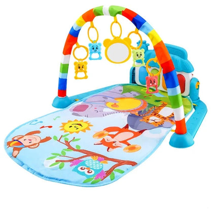 Piano Crawling Blanket para bebê recém-nascido, Fitness Stand, Music Play, Gym Atividade Brinquedos, Game Pad, Educação Infantil, Presentes, 0-36 meses